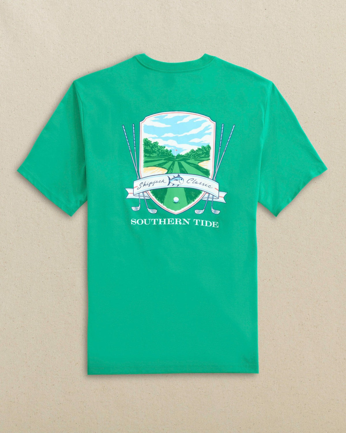 Skipjack Classic Badge Short Sleeve T-Shirt | Southern Tide Men