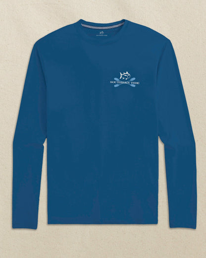Americana Kayaks Long Sleeve Performance T-Shirt | Southern Tide Men