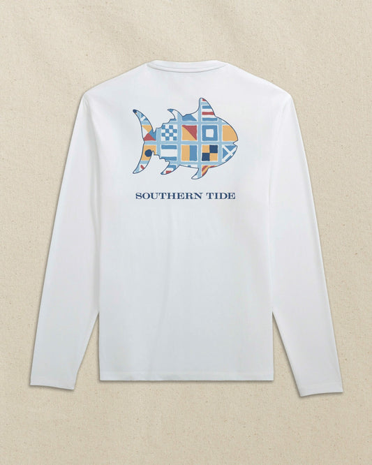 Skipjack Nautical Flag Performance T-Shirt | Southern Tide Men
