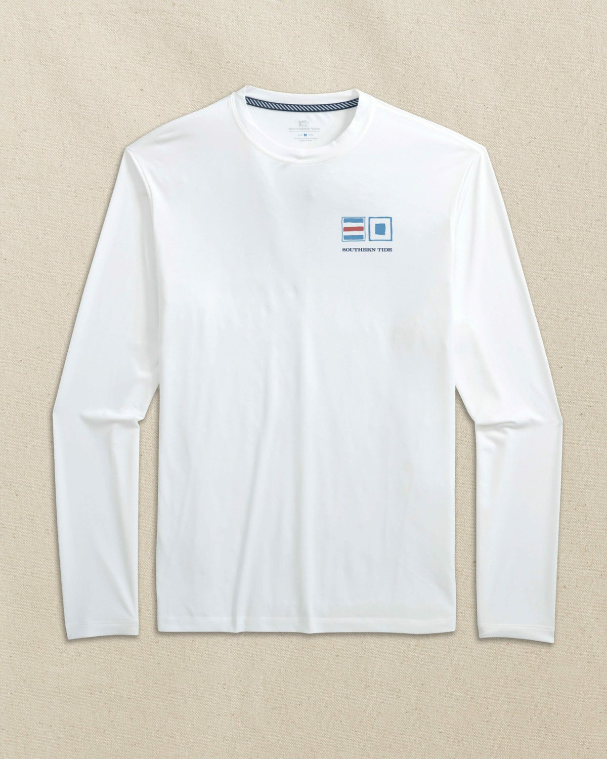 Skipjack Nautical Flag Performance T-Shirt | Southern Tide Men