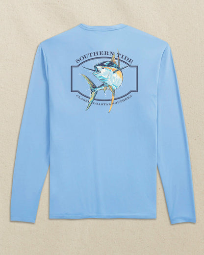 Yellowfin Frame Long Sleeve Performance T-Shirt | Southern Tide Men