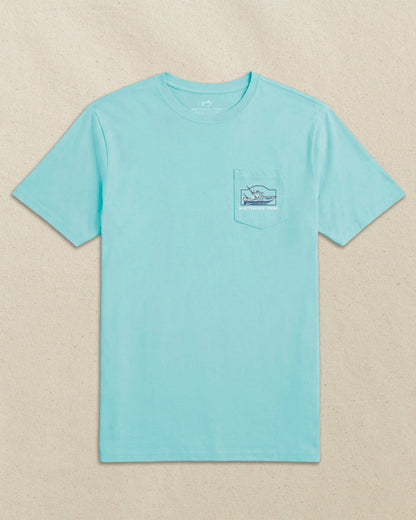 Sunset Skipjack Boat Short Sleeve T-Shirt | Southern Tide Men