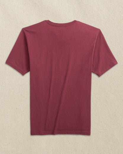 Embroidered Skipjack T-Shirt - Chianti & Black | Southern Tide Men