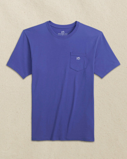 Embroidered Skipjack T-Shirt - Blue & White | Southern Tide Men