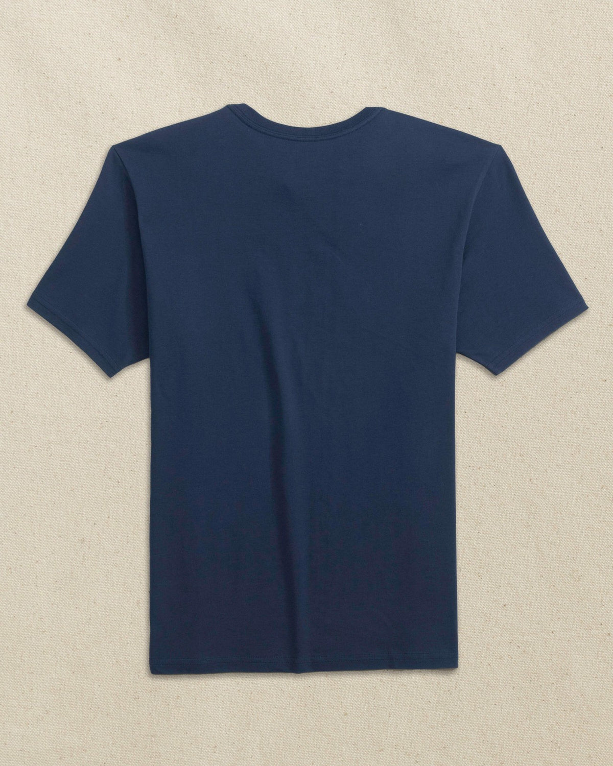 Embroidered Skipjack T-Shirt - Navy & Orange | Southern Tide Men