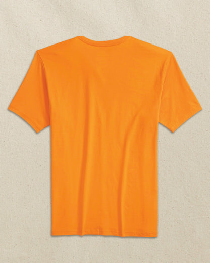Embroidered Skipjack T-Shirt - Orange & White | Southern Tide Men