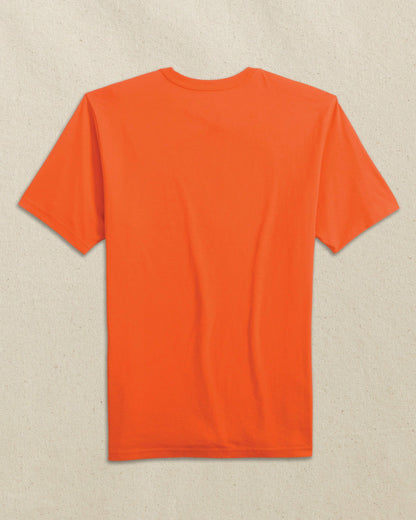 Embroidered Skipjack T-Shirt - Orange & Purple | Southern Tide Men