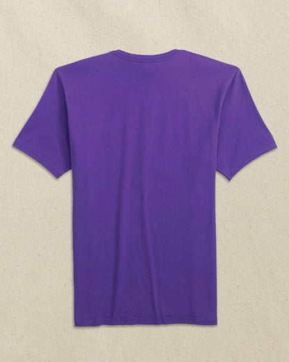 Embroidered Skipjack T-Shirt - Purple & Yellow | Southern Tide Men