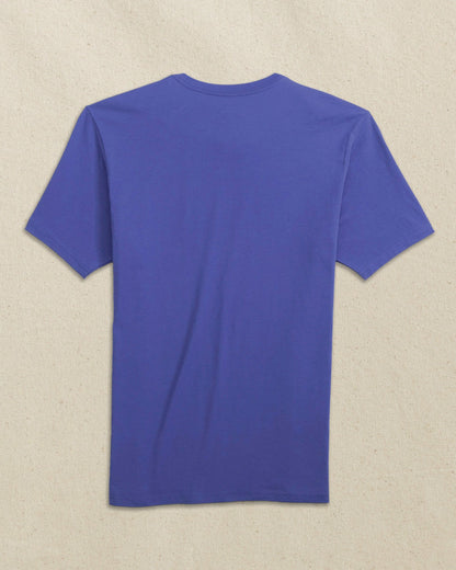 Embroidered Skipjack T-Shirt - Blue & Orange | Southern Tide Men