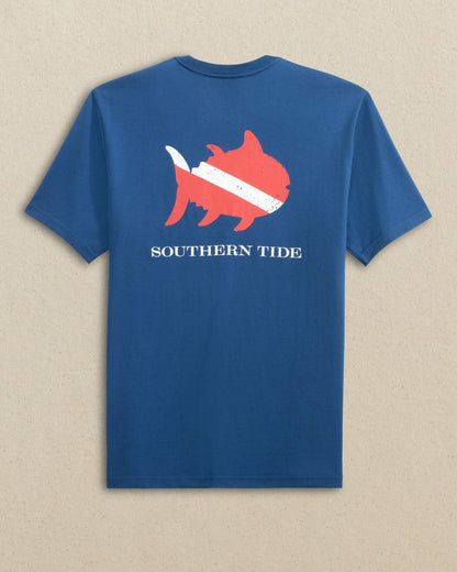 Skipjack Scuba Flag Short Sleeve T-Shirt | Southern Tide Men|Sale