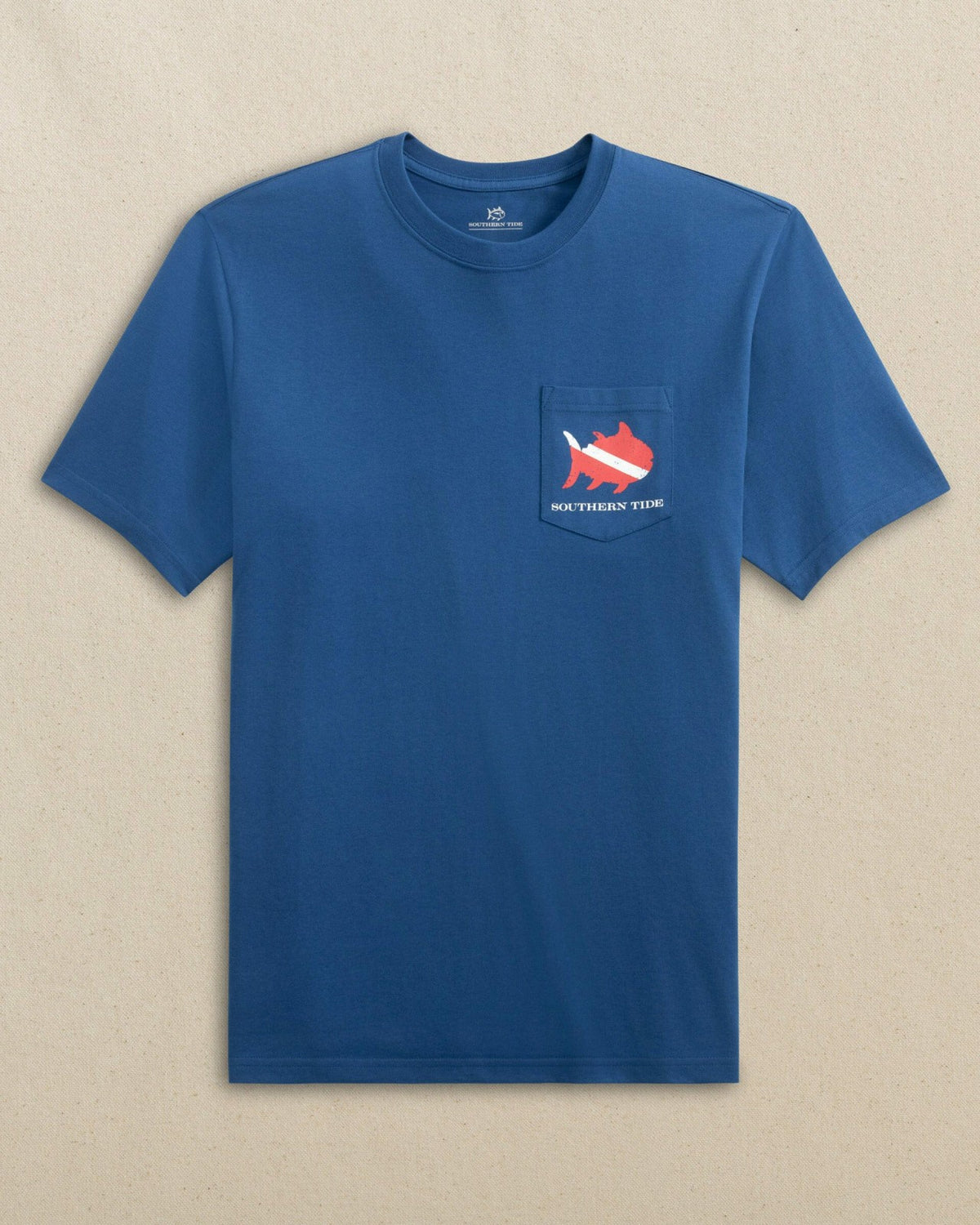 Skipjack Scuba Flag Short Sleeve T-Shirt | Southern Tide Men|Sale