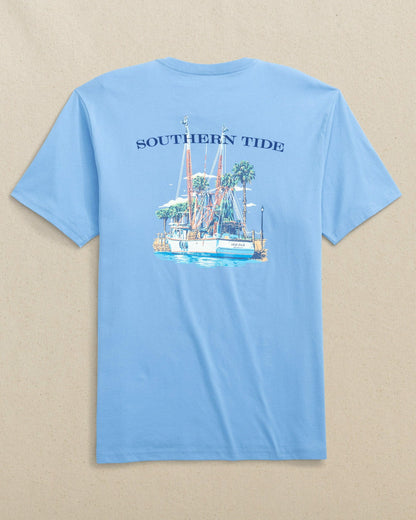 Skipjack Shrimp Boat Short Sleeve T-Shirt | Southern Tide Men