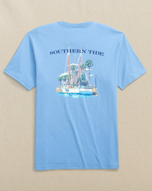 Skipjack Shrimp Boat Short Sleeve T-Shirt | Southern Tide Men