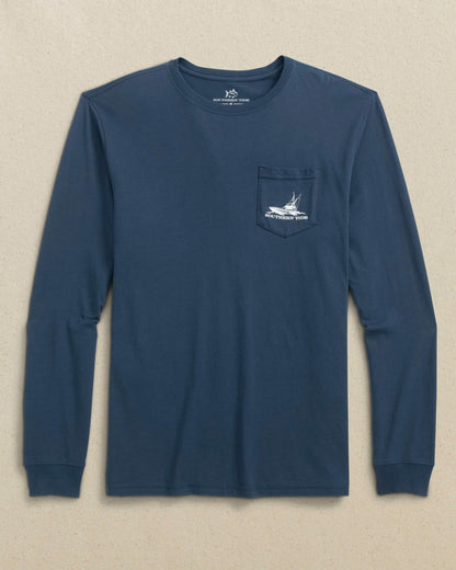 Retro Original Skipjack Long Sleeve T-Shirt | Southern Tide Men