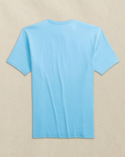 Embroidered Skipjack Tee - Light Blue & White | Southern Tide Men