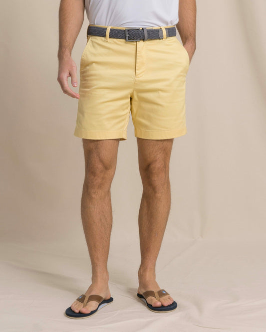 Channel Marker 7" Chino Short - Pineapple | Southern Tide Men