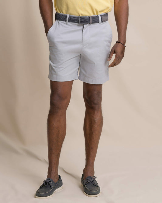 Channel Marker 7" Chino Short - Seagull Grey | Southern Tide Men
