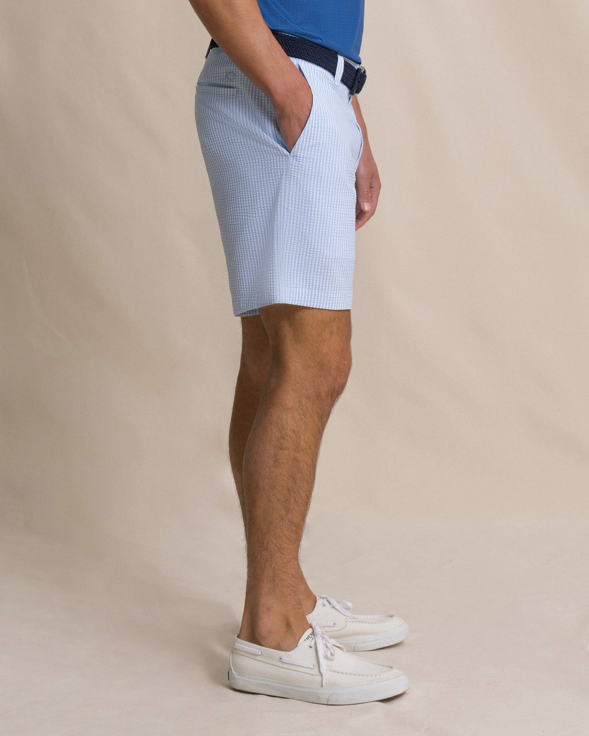 Coral Vista Seersucker 8" Performance Short | Southern Tide Men