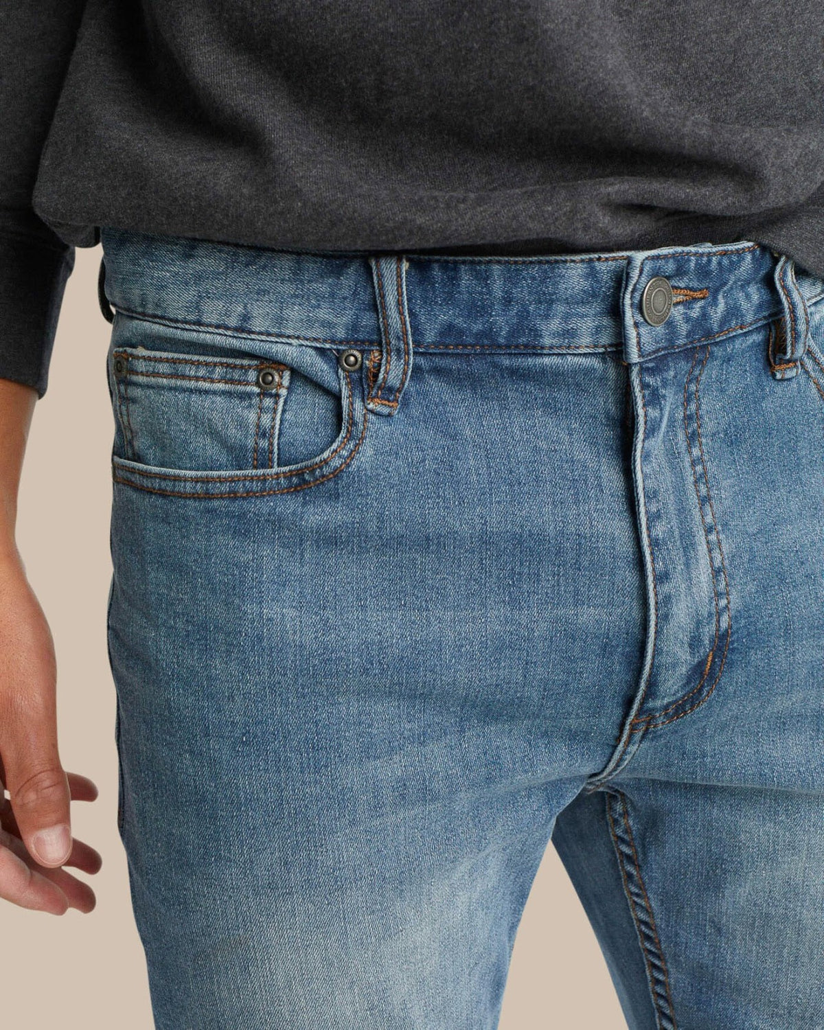 Jeans - Charleston Denim Medium Wash | Southern Tide Men