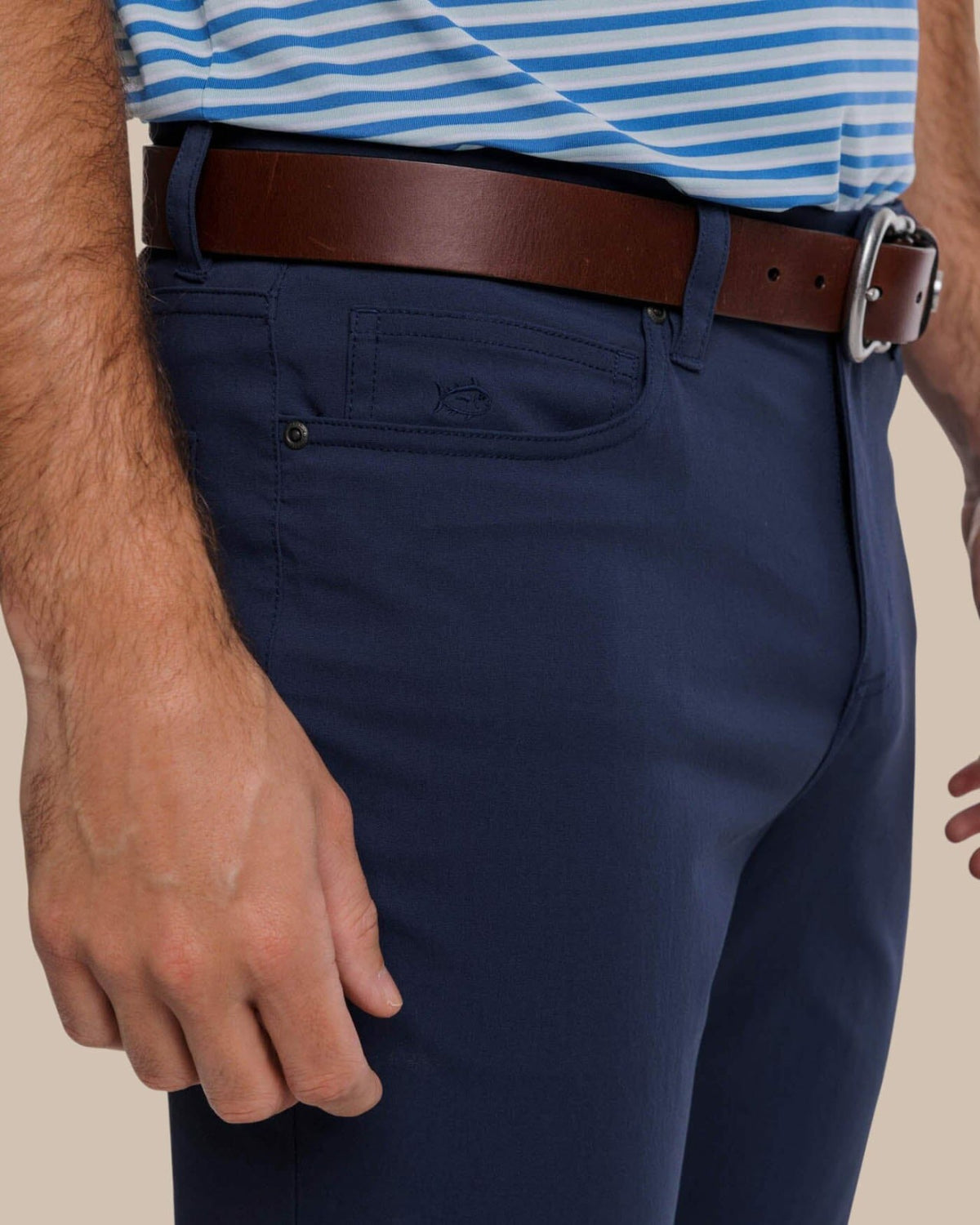 Business Casual Pants - Navy Slim Fit Chino Pants – Southern Tide | Southern Tide Men