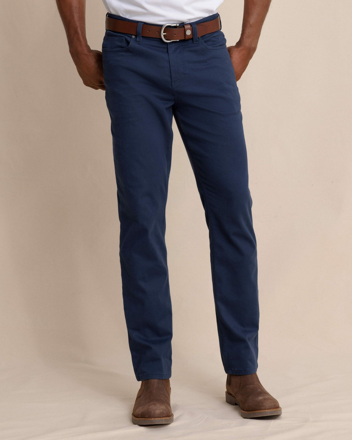 Sullivan Five Pocket Pant - Dress Blue | Southern Tide Men