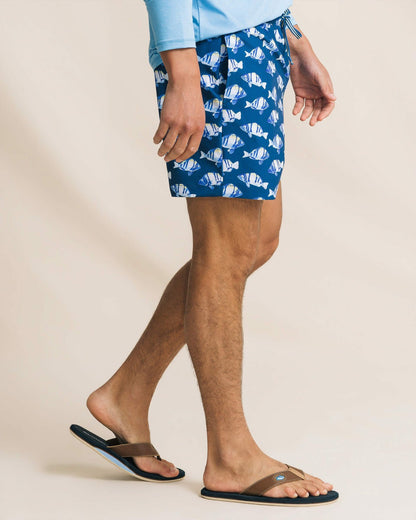 Feeling Fintastic Maritime Swim Trunk | Southern Tide Men