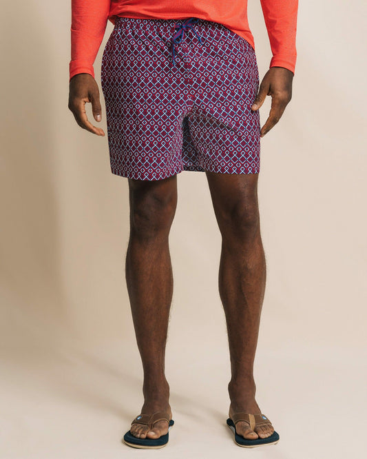Marine Mirage Maritime Swim Trunk | Southern Tide Men