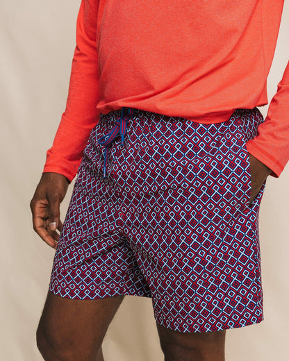 Marine Mirage Maritime Swim Trunk | Southern Tide Men