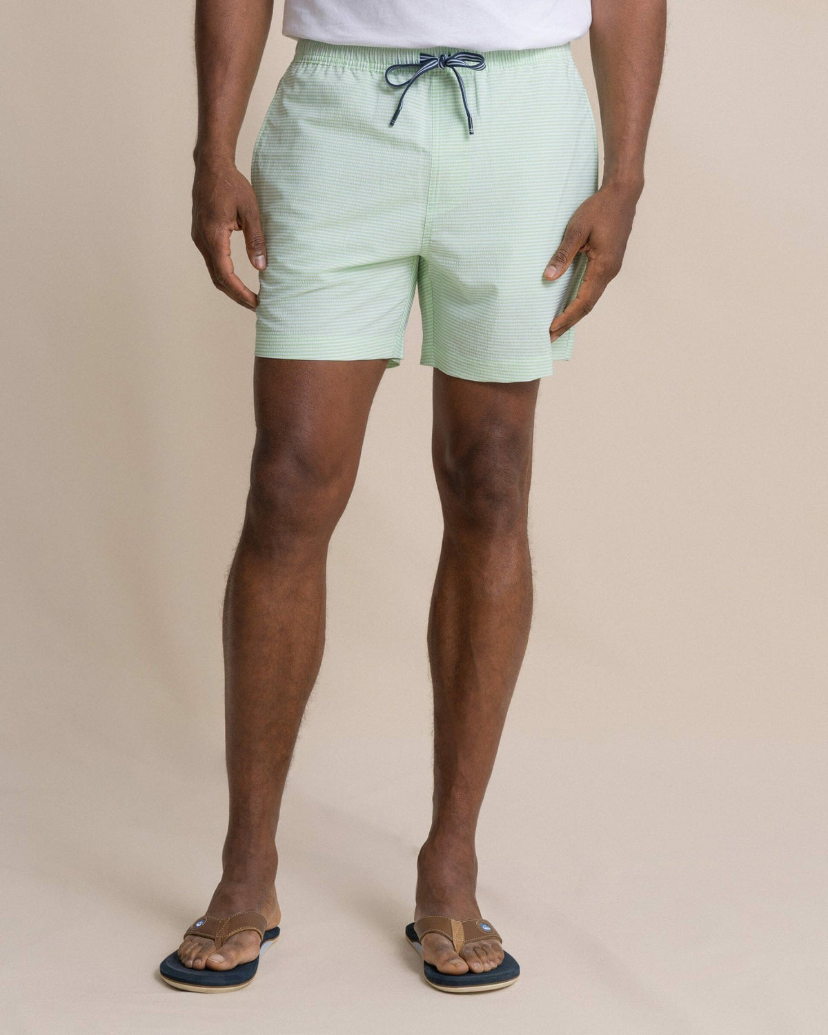 Seersucker Stripe Maritime Swim Trunk | Southern Tide Men