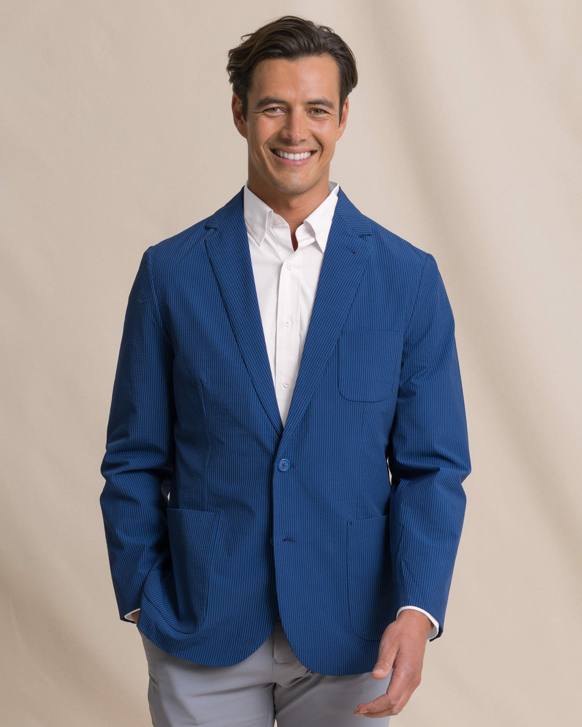 Charleston Pamlico Seersucker Blazer | Southern Tide Men
