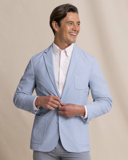 Charleston Pamlico Seersucker Blazer | Southern Tide Men