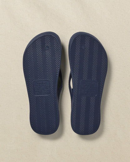 Archies Navy Arch Support Flip Flop | Southern Tide Men|Women|Home