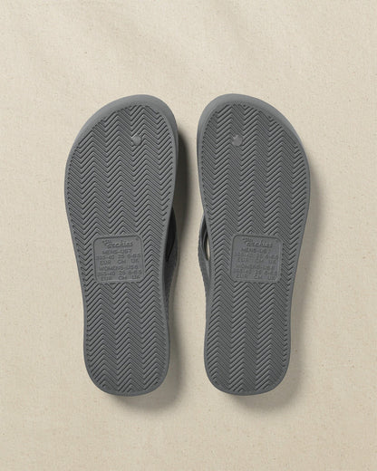 Archies Charcoal Arch Support Flip Flop | Southern Tide Men|Women|Home