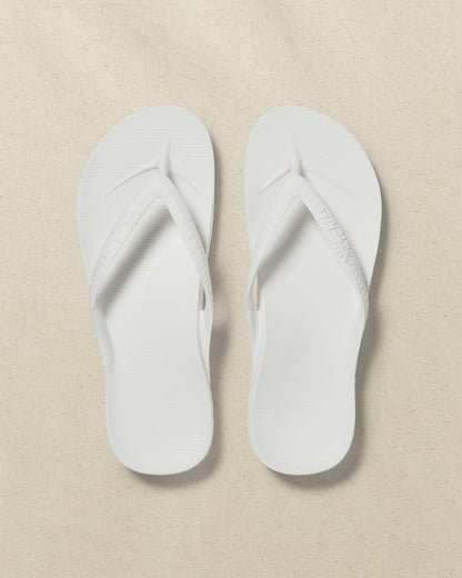 Archies Classic White Arch Support Flip Flop | Southern Tide Men|Women|Home