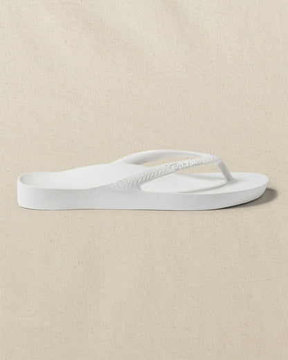 Archies Classic White Arch Support Flip Flop | Southern Tide Men|Women|Home
