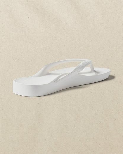 Archies Classic White Arch Support Flip Flop | Southern Tide Men|Women|Home