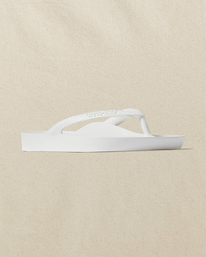 Archies Classic White Arch Support Flip Flop | Southern Tide Men|Women|Home