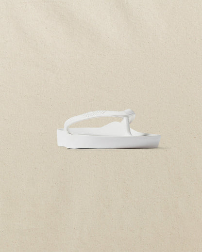 Archies Classic White Arch Support Flip Flop | Southern Tide Men|Women|Home