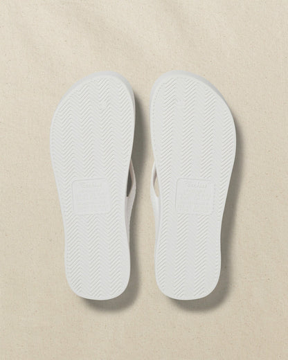 Archies Classic White Arch Support Flip Flop | Southern Tide Men|Women|Home