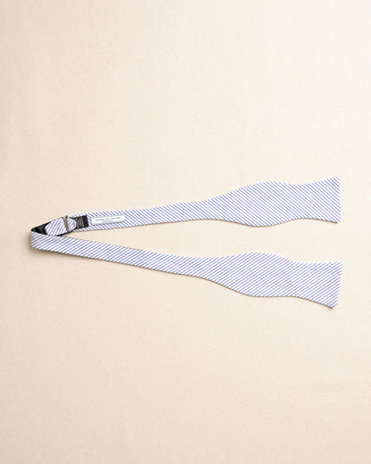 High Cotton Blue and White Seersucker Bow Tie | Southern Tide Men