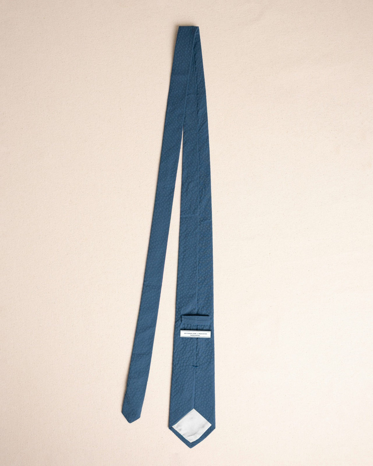 High Cotton Nautical Blue Seersucker Necktie | Southern Tide Men