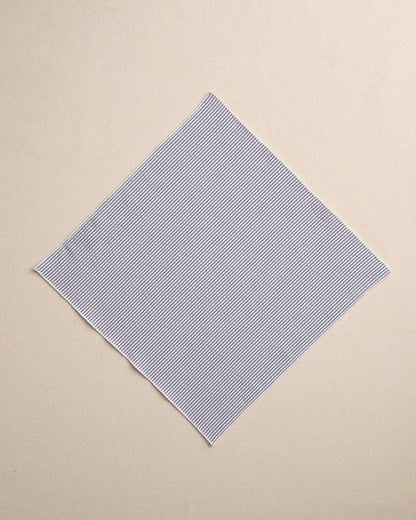 Blue and White Seersucker Pocket Square | Southern Tide Men
