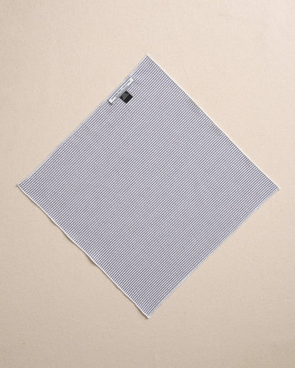 Blue and White Seersucker Pocket Square | Southern Tide Men
