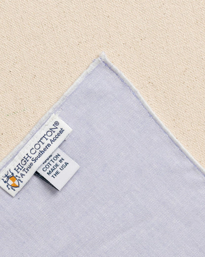 Blue Chambray Pocket Square | Southern Tide Men