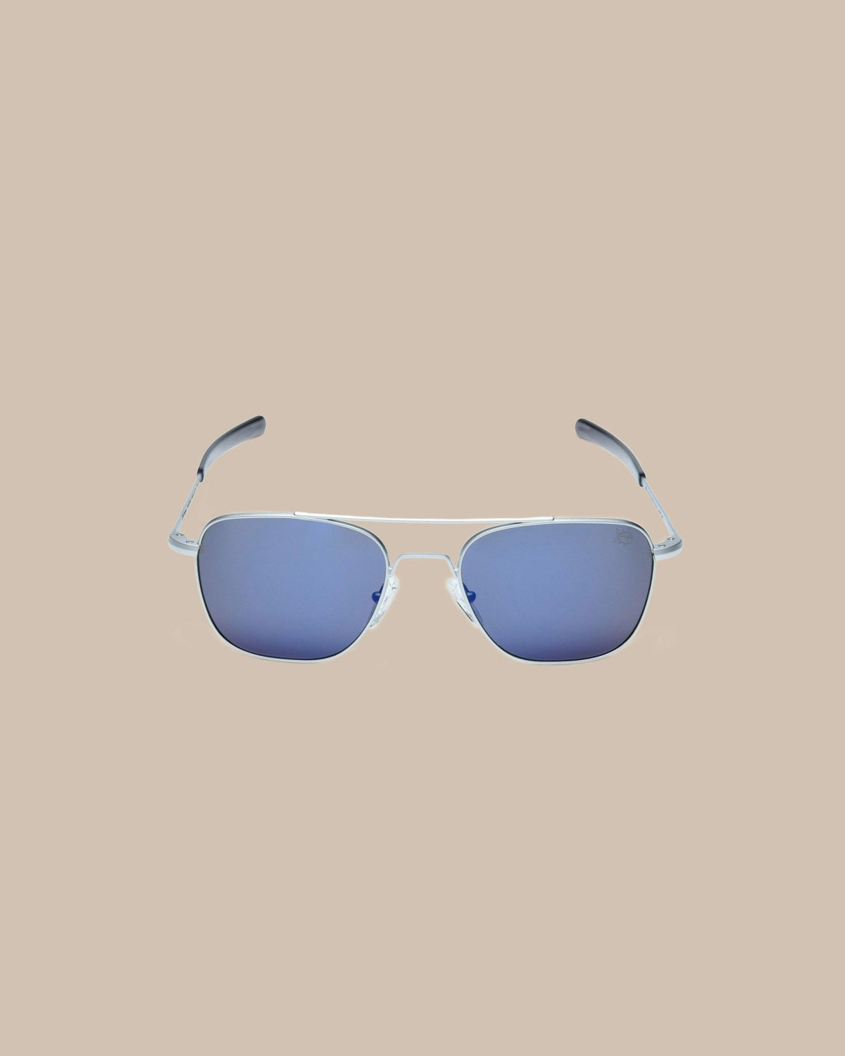 Matte Chrome Frame with Arctic Blue Nylon Lens,OS