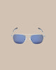 Matte Chrome Frame with Arctic Blue Nylon Lens