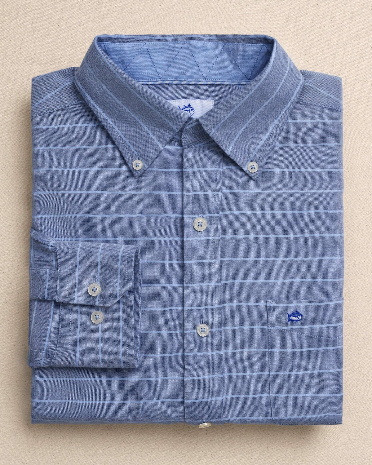 Stringline Charleston Oxford Stripe Sport Shirt | Southern Tide Men|Sale