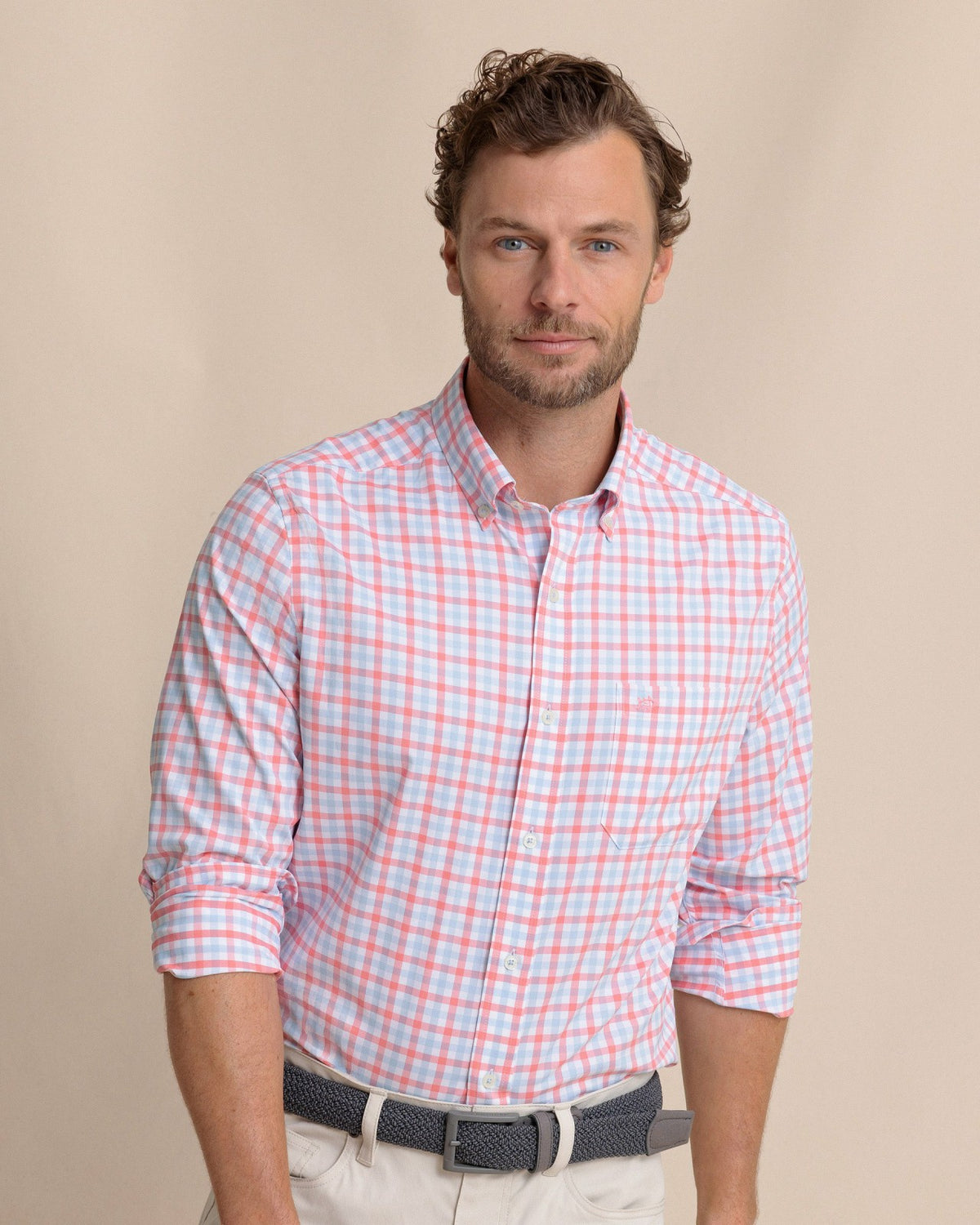 Albemarle Gingham brrr°® Sport Shirt | Southern Tide Men|Sale