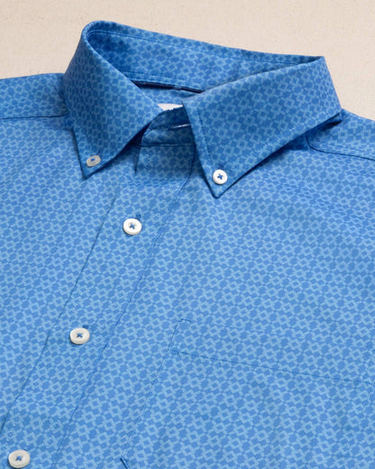 Seaside Geo Short Sleeve Sport Shirt | Southern Tide Men|Sale