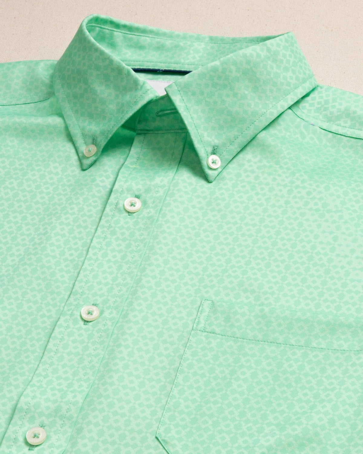 Seaside Geo Short Sleeve Sport Shirt | Southern Tide Men|Sale